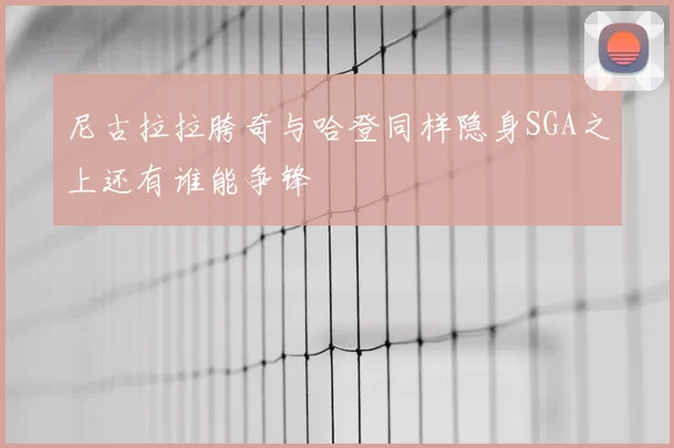 尼古拉拉胯奇与哈登同样隐身SGA之上还有谁能争锋